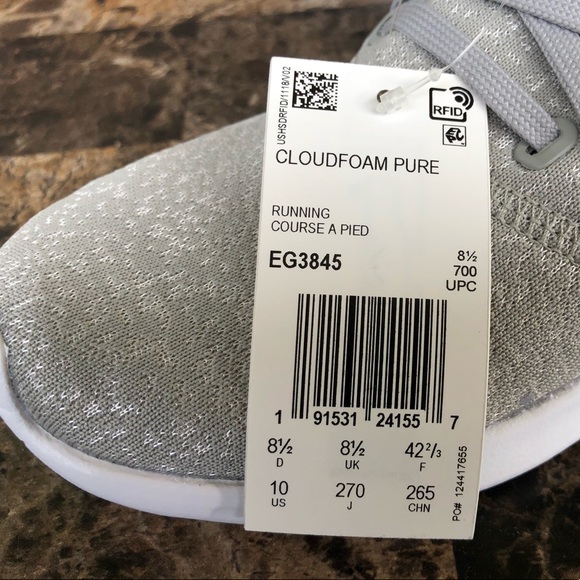NEW adidas Women's Cloudfoam Pure Running Sneakers - Picture 10 of 15